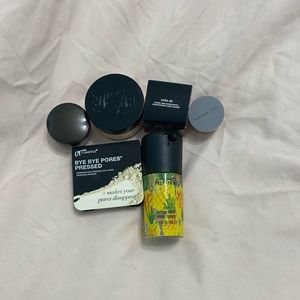 All new setting powders and spray